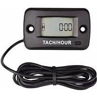 Digital Self Powered Tach/Hour Meter,Maintenance Interval Time,RPM Alert for Riding Lawn Tractor Generator Compressor Motorbike