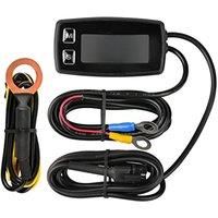 Digital LED Engine Hour Meter,RPM &Temperature Display,Maintenance Reminder,External Powered Operating for Lawn Mower Outboard