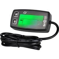 Small Engine Temperature Gauge Digital Tach Hour Meter Backlit Tachometers for Motorcycle Lawn