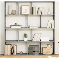 Book Cabinet Grey Sonoma 132x29x141.5 cm Engineered Wood