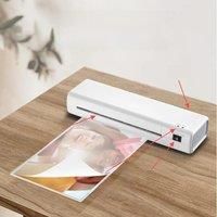 A4/Versatile Laminating Machine with Hot and Cold Modes-Perfect for Photo Sealing and Office