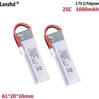 3.7V lithium battery 1000mah 25C For Model aircraft Youth Drone FH-0A Competition 102055 with protective board