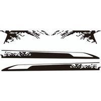 For Nissan Navara Pickup Door Side Skirt Stickers | Trunk Bed Side Graphics Vinyl | Custom Decor Cover | Auto Tuning Accessory |
