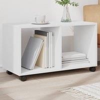 vidaXLRollingCabinetWhite 72x33x42.5 cm Engineered Wood