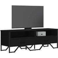 TV Cabinet Black 122x34x41 cm Engineered Wood
