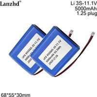 1-10pcs 7.4v polymer battery pack for beauty equipment fishing lamp battery wholesale 103450 2s1p kc certified free custom plug