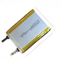 3.7V Polymer lithium Battery 5000MAH For charging bank LED lamp Medical battery 105070 105075
