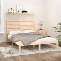 Bed Frame Solid Wood 140x200 cm