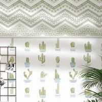 Noordwand Urban Friends & Coffee Wallpaper Etnico White and Green