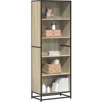 Bookcase Sonoma Oak 60x35x170.5 cm Engineered Wood