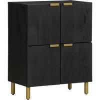 Sideboard Black 60x33x75 cm Engineered Wood