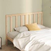 Bed Headboard 166x4x100 cm Solid Wood Pine