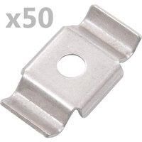 Butterfly Fence Clips 50 pcs Stainless Steel
