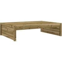 Garden Footstool 120x80 cm Impregnated Wood Pine
