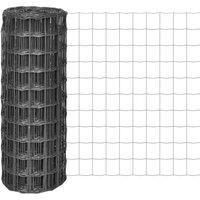 Euro Fence Steel 25x1 m Grey