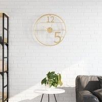 Wall Clock Gold £50 cm Iron