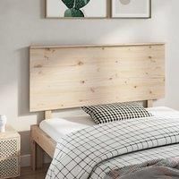Bed Headboard 144x6x82.5 cm Solid Wood Pine
