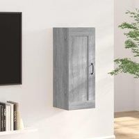 Hanging Cabinet Grey Sonoma 35x34x90 cm Engineered Wood
