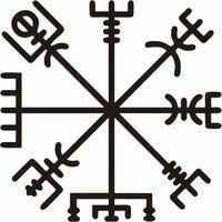 Various Sizes Colors Viking Rune Vegvisir Talisman funny car sticker and decal vinyl auto car stickers choose size