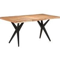 Dining Table 160x80x76 cm Solid Acacia Wood