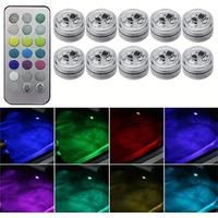 LED Wireless Bonding LED Car Interior Environmental Light Remote Control Decoration Car Roof Foot