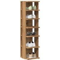 Shoe Cabinets 2 pcs Artisan Oak 28x27x102 cm Engineered Wood