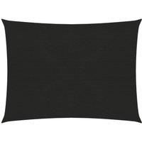 Sunshade Sail 160 g/m Black 3.5x4.5 m HDPE