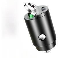 QC3.0 PD Mini 200W/100W Car Charger 12-24V Cigarette Lighter Quick Charge Car USB C Type Charger for