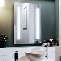 Nes Home Bathroom LED Mirror with Battery Powered Button Switch 500 x 700mm