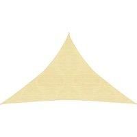 Sunshade Sail 160 g/m Beige 5x5x6 m HDPE