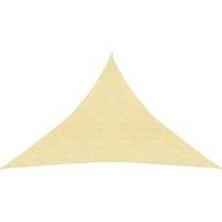 Sunshade Sail 160 g/m Beige 5x5x6 m HDPE