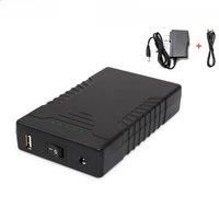 100% capacity 5V 12v Backup battery 6800mAh Lithium Li ion Battery pack 3S2P DC 12V 5V Mobile power With 5521 cable charger