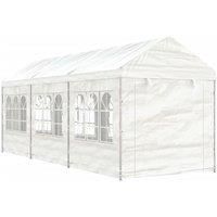 Gazebo with Roof White 6.69x2.28x2.69 m Polyethylene