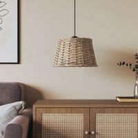 Ceiling Lamp Shade Brown £38x23 cm Wicker