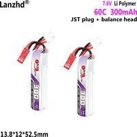 300mAh 2S 7.6V Lithium polymer battery high-rate 60C For remote control toy robot HV With JST plug + balance head