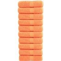 Premium Soap Towels SOLUND 10 pcs Orange 30x30 cm 600 gsm