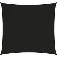 Sunshade Sail Oxford Fabric Square 5x5 m Black