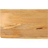 Table Top Live Edge 50x20x2.5 cm Solid Wood Mango