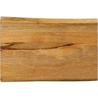 Table Top 50x40x3.8 cm Live Edge Solid Wood Mango