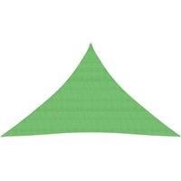 Sunshade Sail 160 g/m Light Green 3.5x3.5x4.9 m HDPE