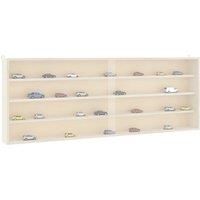 Wall Display Cabinet with Doors 100x8.5x37 cm