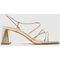Schuh Shiloh Block Heel Sandals - Gold