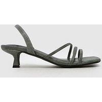 Schuh Steele Strappy Heel- Green