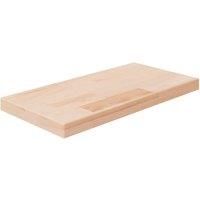 Shelf Board 40x20x2.5 cm Untreated Solid Wood Oak