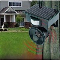 Solar Ultrasonic Bird Repellent Deer Repellent Cat Repellent Dog Mouse New Animal