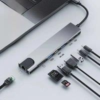 USB C HUB Type C Splitter Thunderbolt 3 Docking Station Laptop Adapter with For Macbook Air M1 IPad