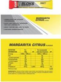 ££Clif Bloks Energy Chews Margarita Citrus - 60g Per Pack - Shot Bloks 3 pack