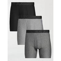Under Armour Men/'s 3-Pack Performance Tech Boxer Brief, 6" Inseam – Breathable, Moisture Wicking, Soft Touch, All-Day Comfort