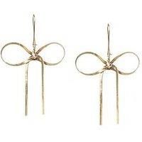 Betsey Johnson Statement Bow Dangle Earrings