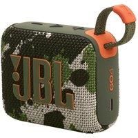 JBL Go 4 in Red - Portable Bluetooth Speaker Box Pro Sound, Deep Bass and Playtime Boost Function - Waterproof and Dustproof - 7 Hours Runtime
